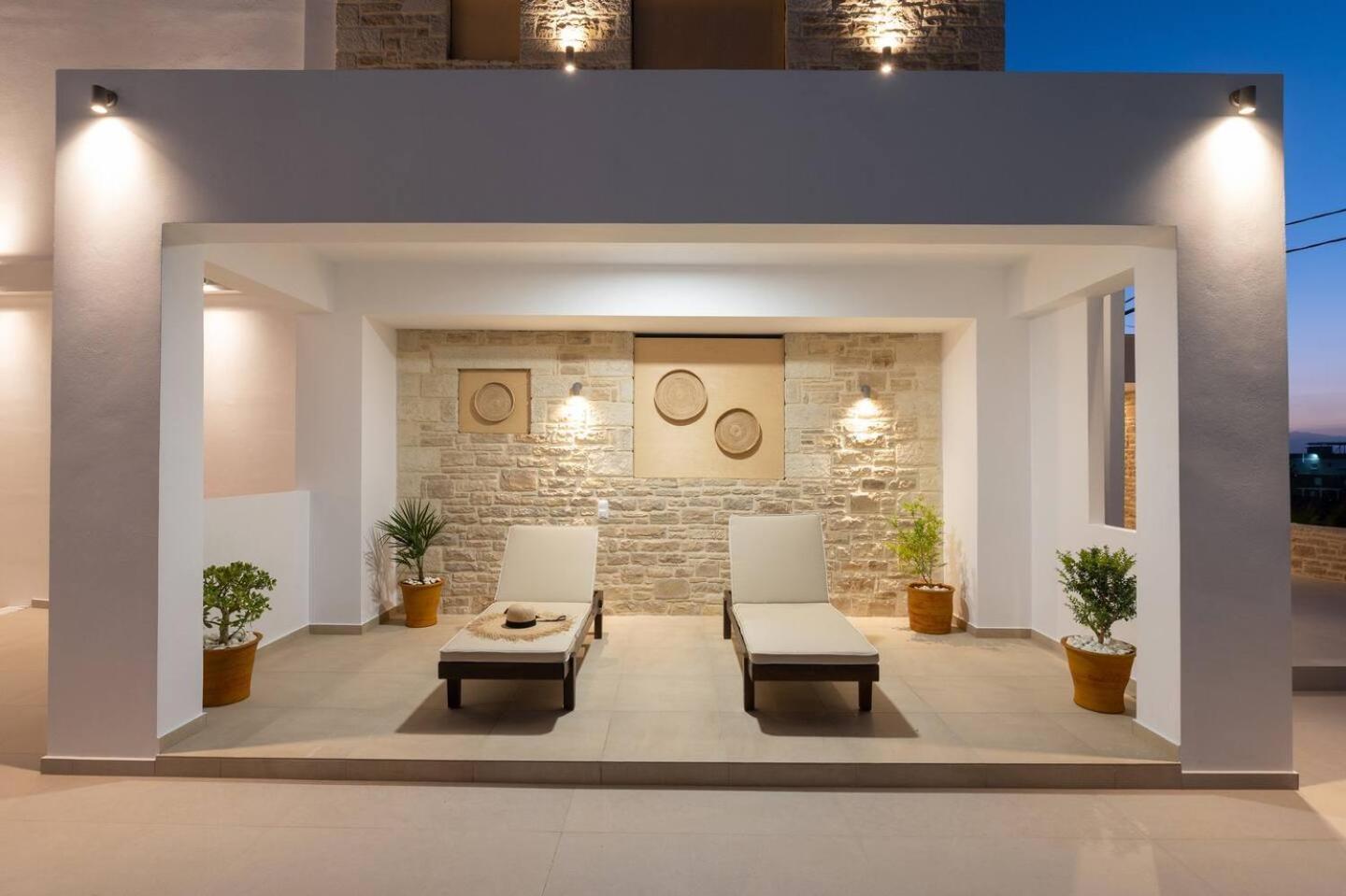 Ammokrinos Luxury Homes,150M From The Beach Kalamaki  Zewnętrze zdjęcie