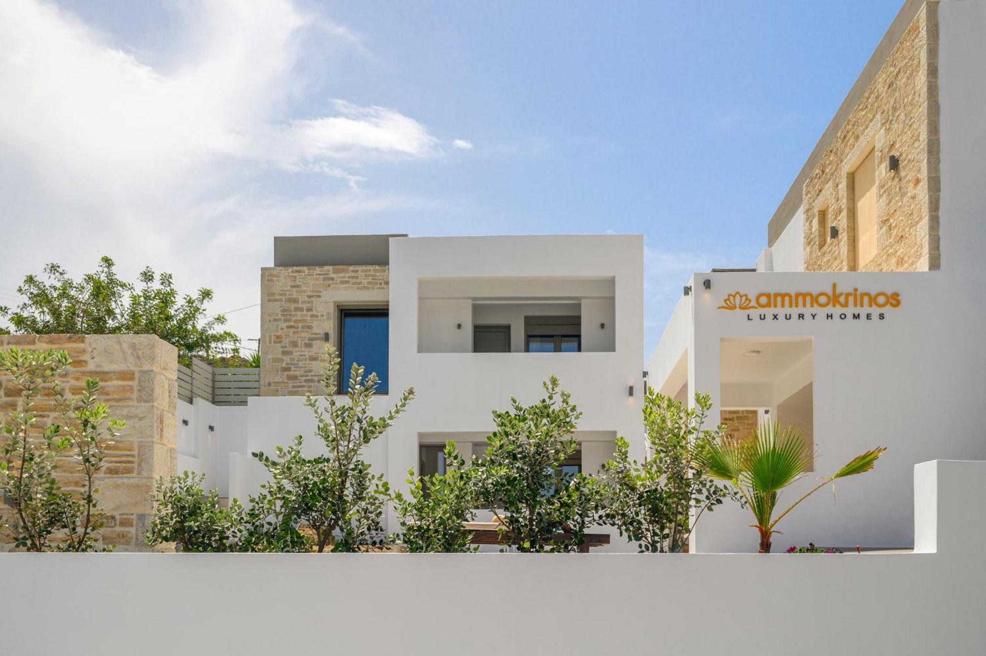 Ammokrinos Luxury Homes,150M From The Beach Kalamaki  Zewnętrze zdjęcie