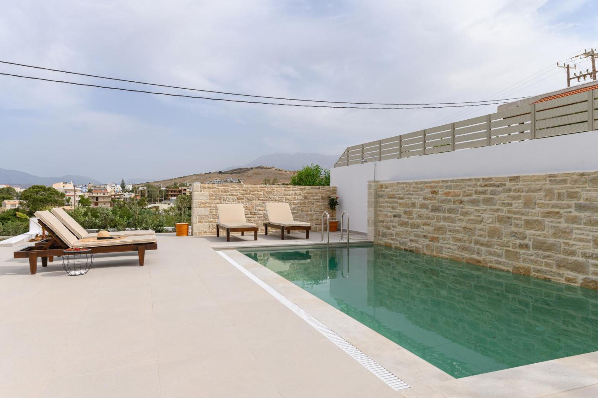 Ammokrinos Luxury Homes,150M From The Beach Kalamaki  Zewnętrze zdjęcie