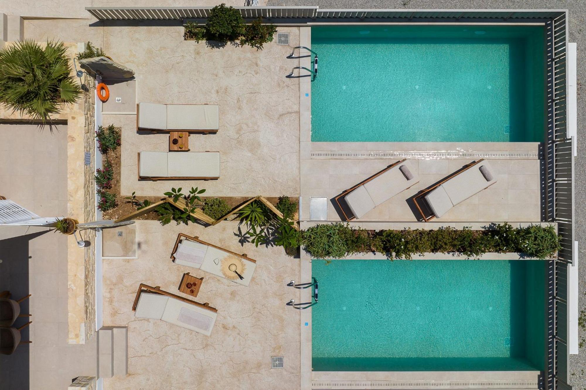 Ammokrinos Luxury Homes,150M From The Beach Kalamaki  Zewnętrze zdjęcie