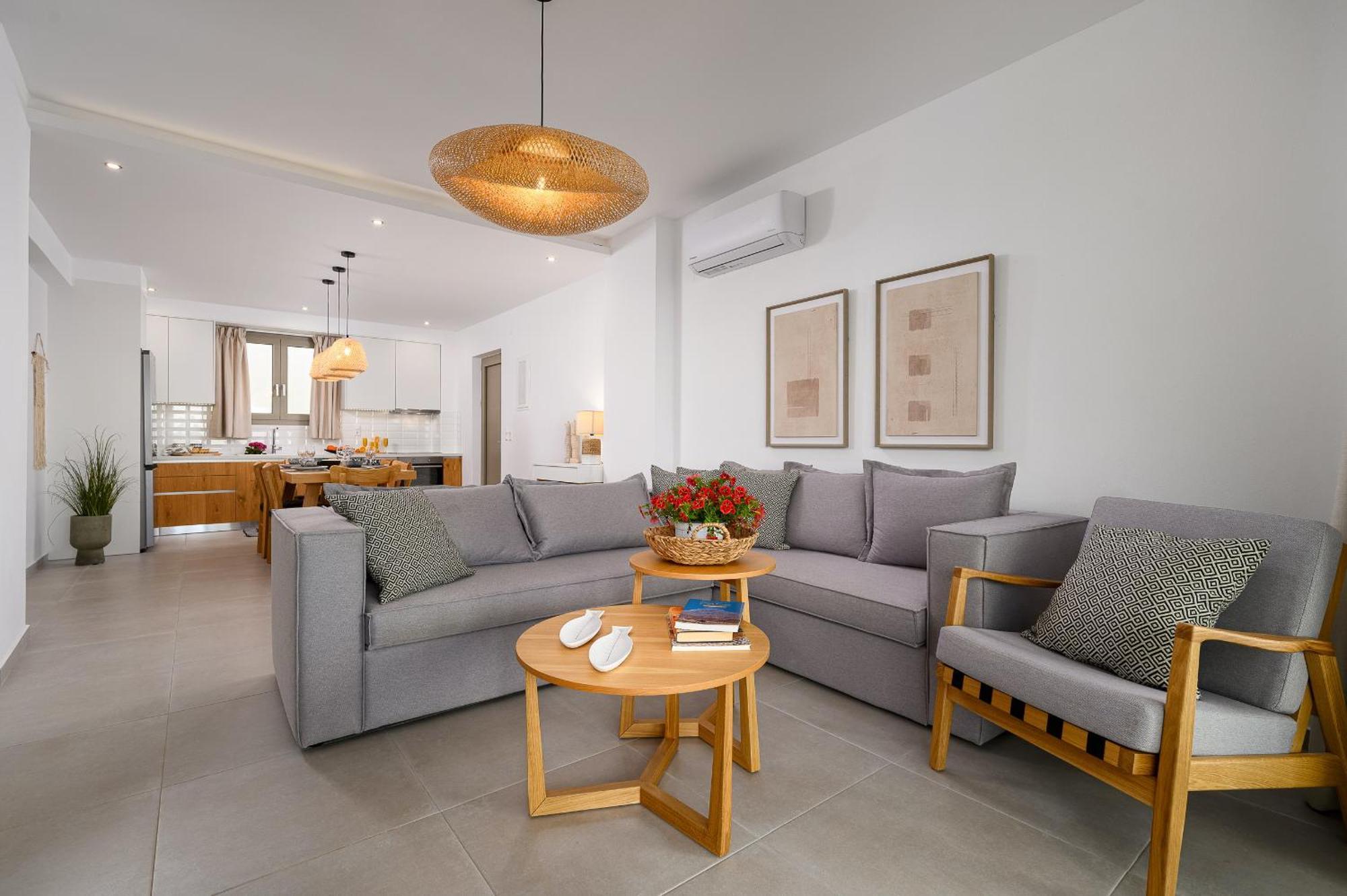 Ammokrinos Luxury Homes,150M From The Beach Kalamaki  Zewnętrze zdjęcie