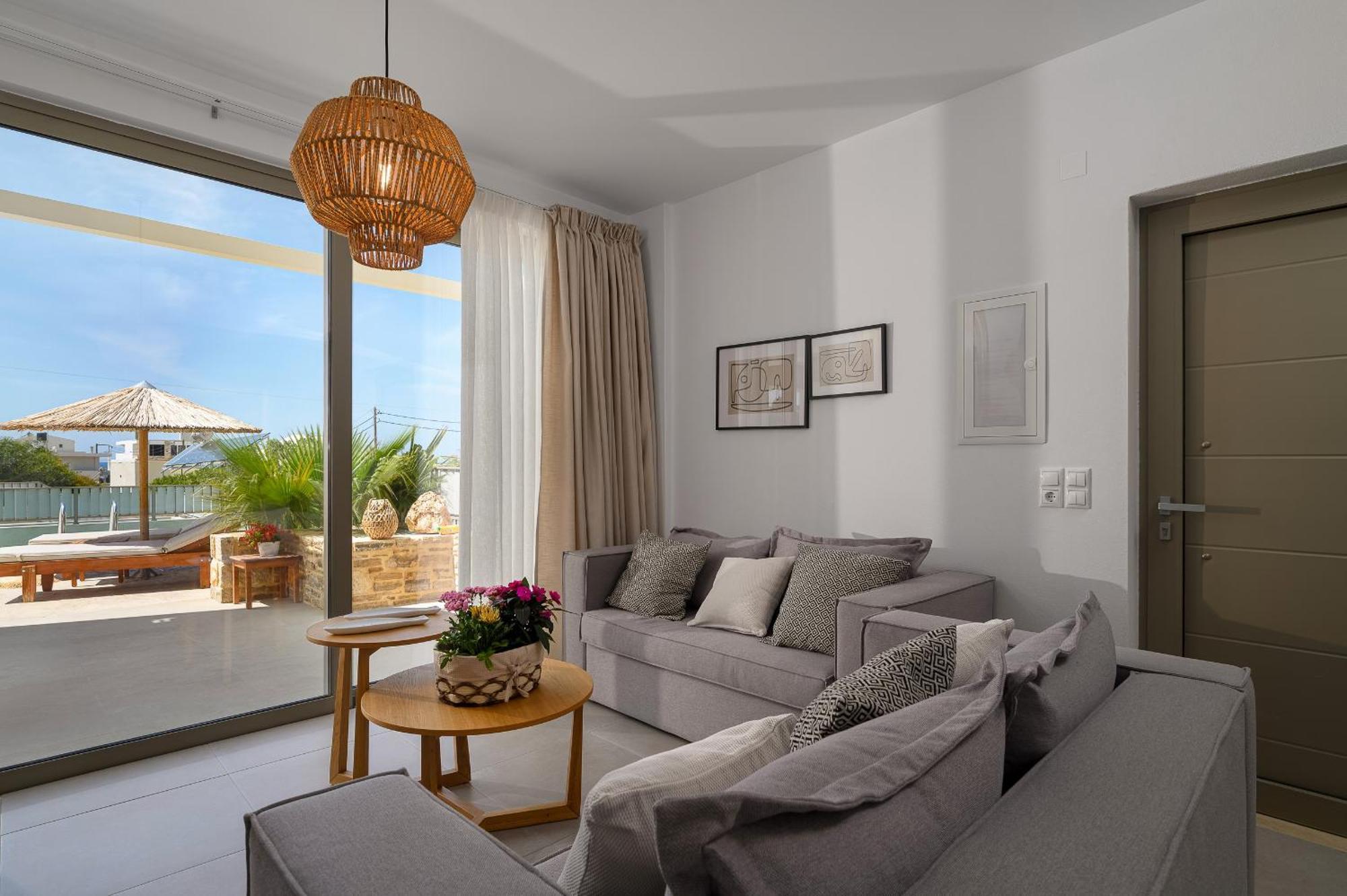 Ammokrinos Luxury Homes,150M From The Beach Kalamaki  Zewnętrze zdjęcie