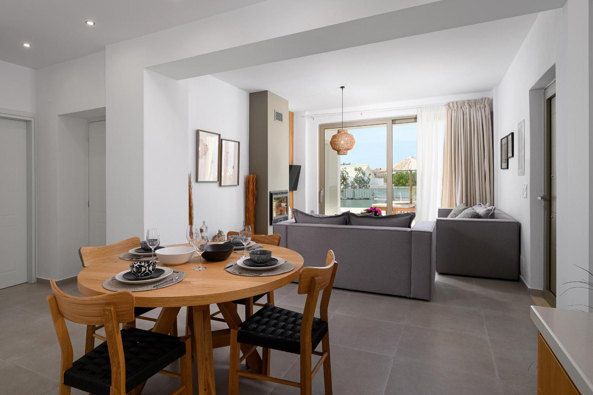 Ammokrinos Luxury Homes,150M From The Beach Kalamaki  Zewnętrze zdjęcie