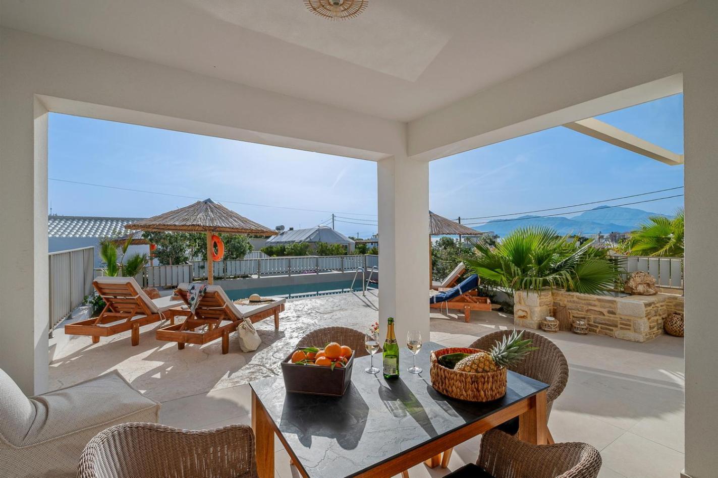 Ammokrinos Luxury Homes,150M From The Beach Kalamaki  Zewnętrze zdjęcie