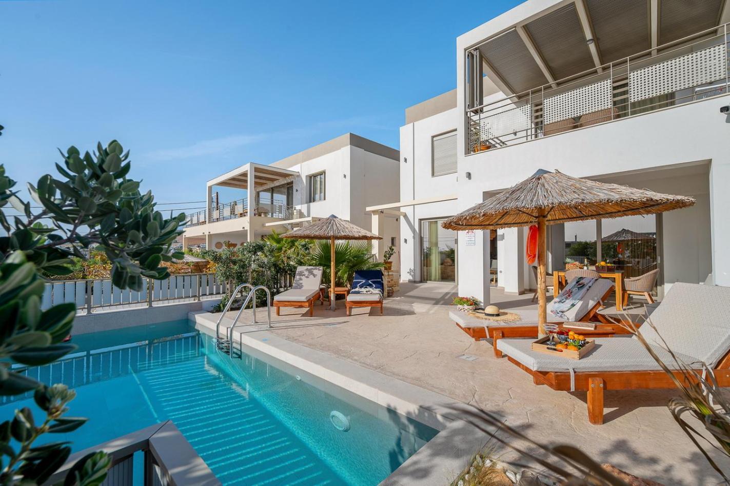 Ammokrinos Luxury Homes,150M From The Beach Kalamaki  Zewnętrze zdjęcie