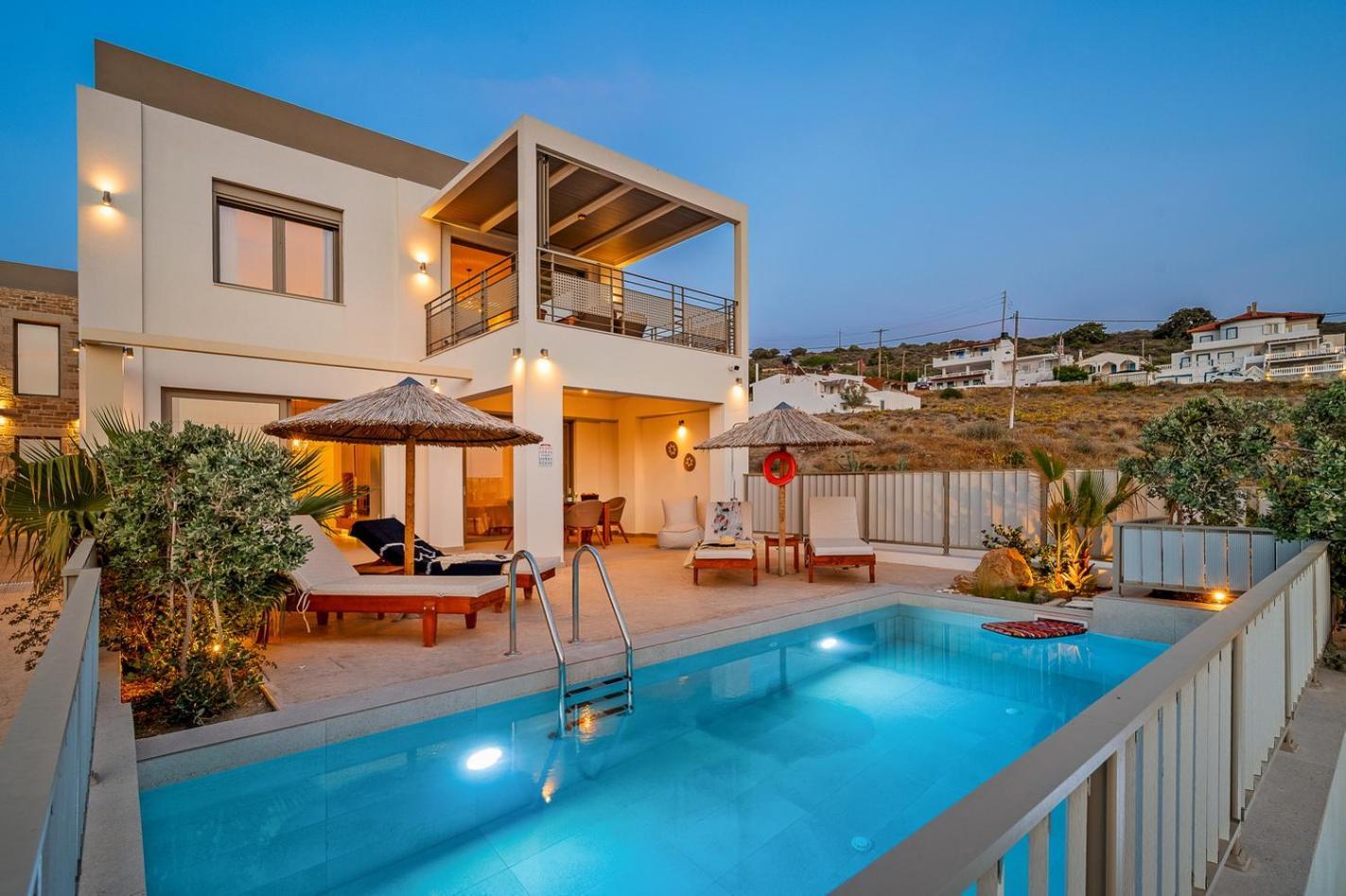 Ammokrinos Luxury Homes,150M From The Beach Kalamaki  Zewnętrze zdjęcie