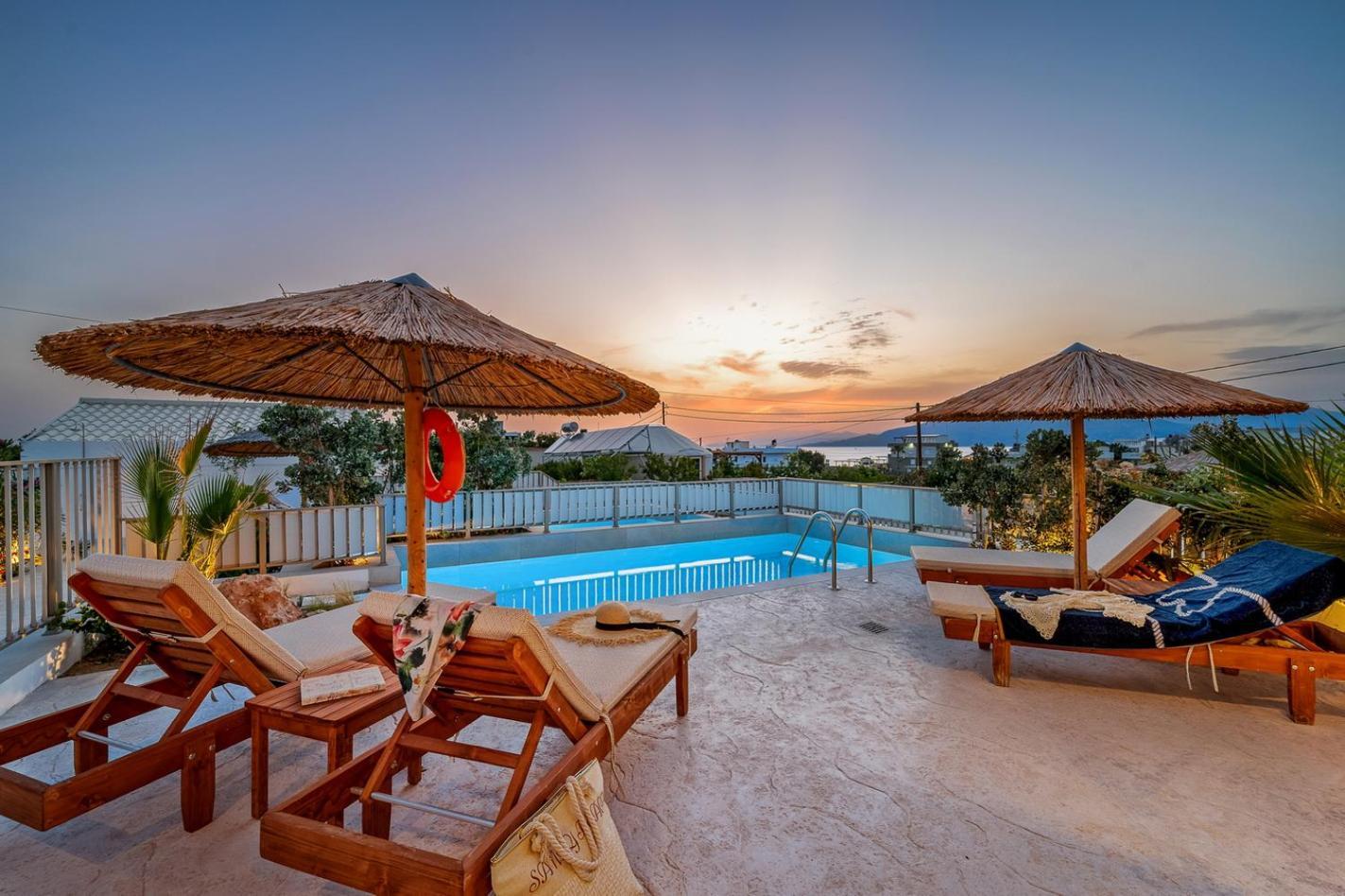 Ammokrinos Luxury Homes,150M From The Beach Kalamaki  Zewnętrze zdjęcie