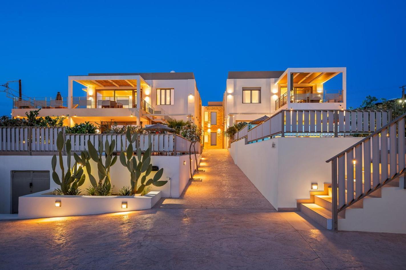 Ammokrinos Luxury Homes,150M From The Beach Kalamaki  Zewnętrze zdjęcie