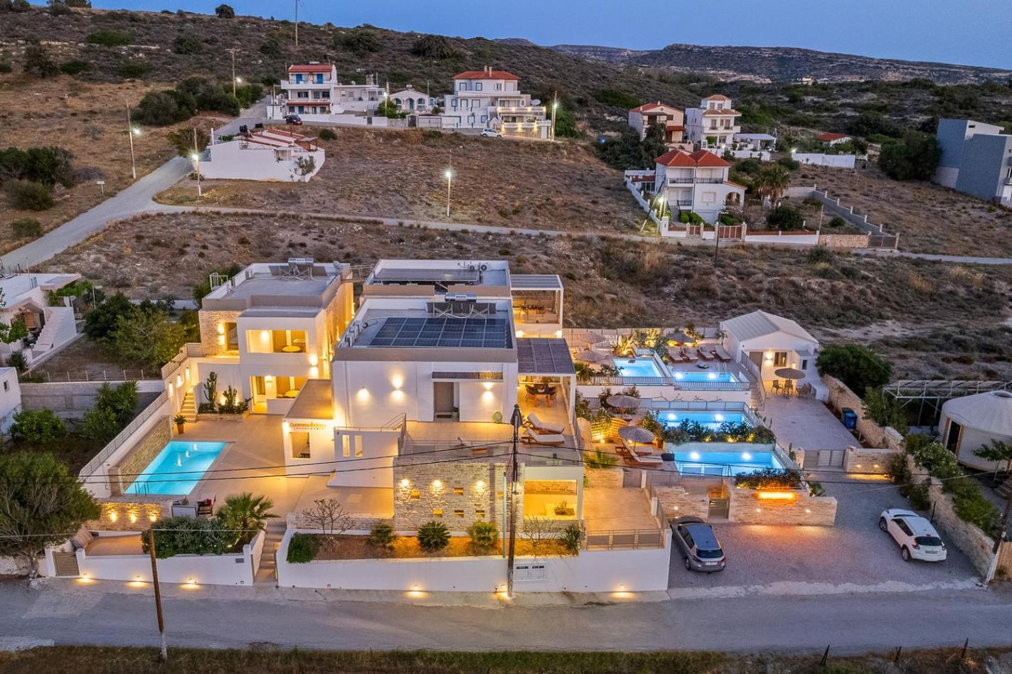 Ammokrinos Luxury Homes,150M From The Beach Kalamaki  Zewnętrze zdjęcie